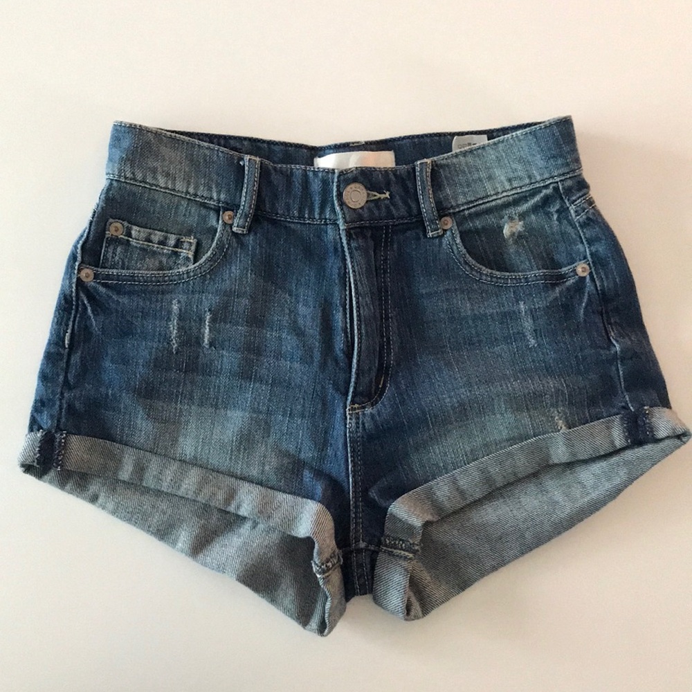Garage jean shorts